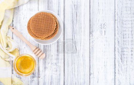 Gofres crujientes con miel
Gofres crujientes con miel