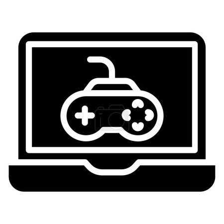 Ilustración de Portátil icono de la computadora, vector de ilustración - Imagen libre de derechos