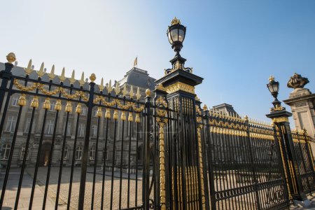 The Royal Palace in center of Brussels , Belgium