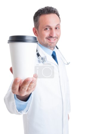 Concepto de pausa para café médico o médico
