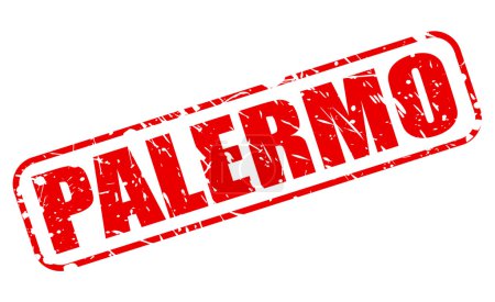 Palermo texto sello rojo
