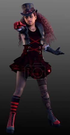 Alice Oscura, POC Fantasía, Gótico, Steampunk