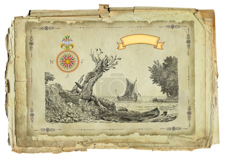 Mapa pirata antiguo
