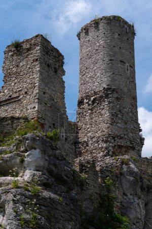 Photo for Ogrodzieniec Castle in south-central Poland - Royalty Free Image