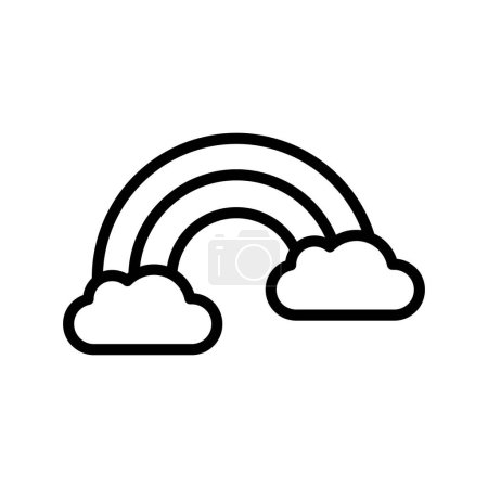 Ilustración de Icono de vector aislado en la nube que puede modificar o editar fácilmente - Imagen libre de derechos