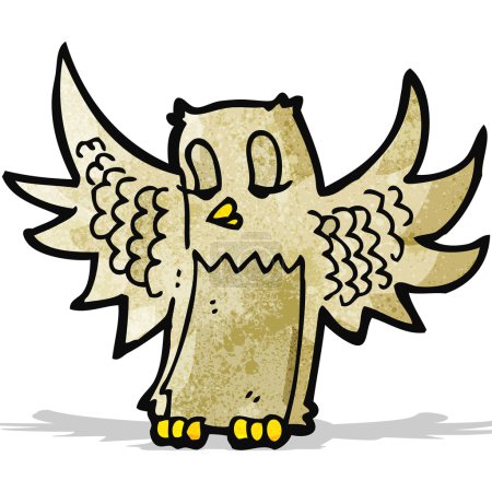 Hibou des dessins animés 