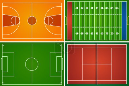 campos y canchas deportivas
