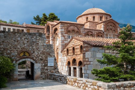 Téléchargez les photos : Une partie de l'historique, répertorié par l'UNESCO, Monastère Hosios Loukas en Grèce - en image libre de droit