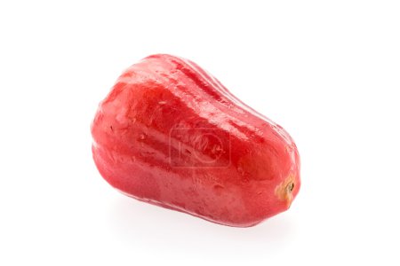 Rosa manzana aislada en blanco
