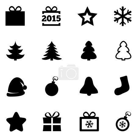 Iconos de Navidad. Año Nuevo 2015 símbolos
.