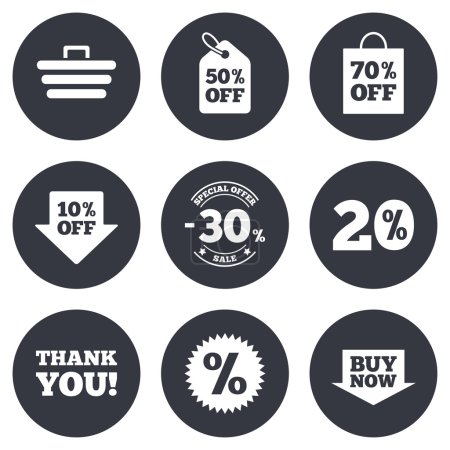 Venta de descuentos iconos

