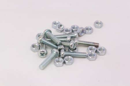 Photo for Bolts and locknuts - Royalty Free Image