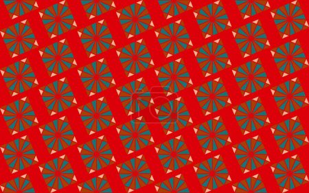 Fondo creativo abstracto con formas repetidas