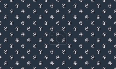 Fondo de color con diferentes accesorios