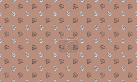 Fondo de color con diferentes accesorios
