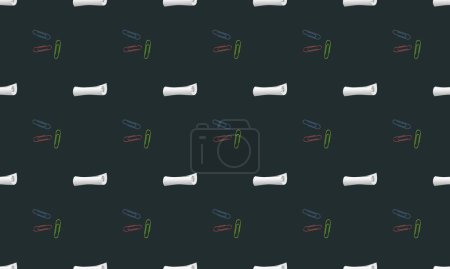 Colored background with different accessories