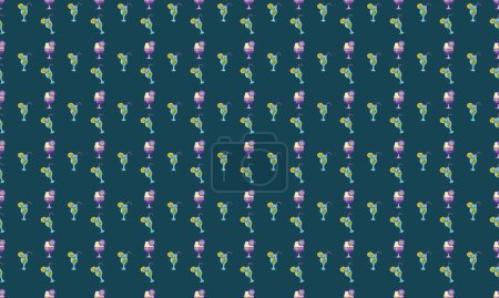 Fondo de color con diferentes accesorios