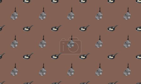 Fondo de color con diferentes accesorios