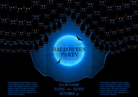 Folleto de fiesta de Halloween
