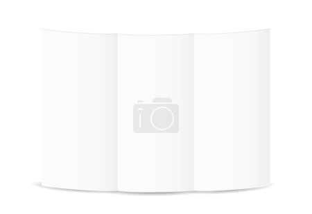 papier plié blanc blanc 