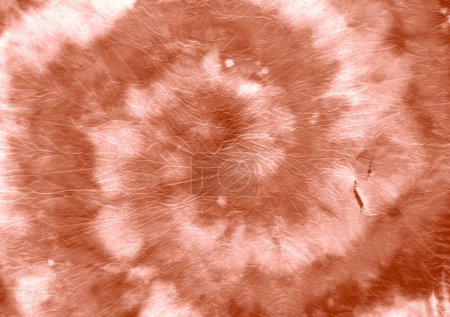 Photo for Red Dyeing Pattern. Swirl Multi Dress. Batik Cool Background. Color Fabric. Tye Dye Circular Backdrop. Hippie Circle Painting. Artistic Print. Watercolor Light Design. Red Dyeing Pattern. - Royalty Free Image