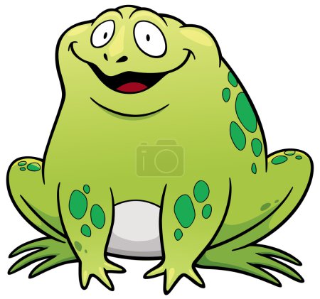 Grenouille personnage de bande dessinée 
