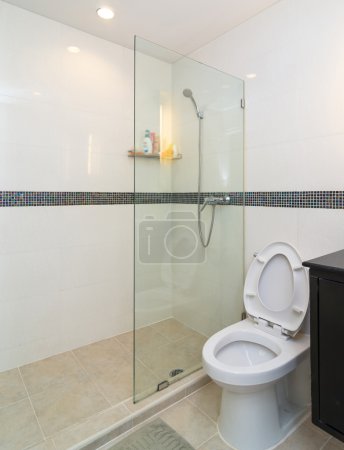 Interior del baño de lujo 