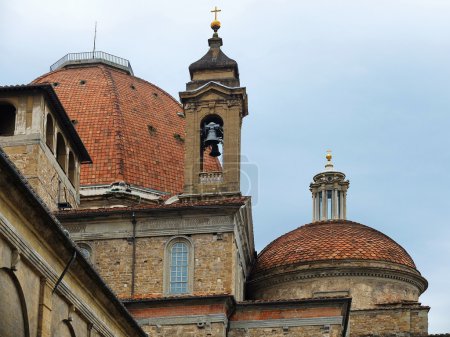 Detail of the church of San Lorenzo, Florence, Italy