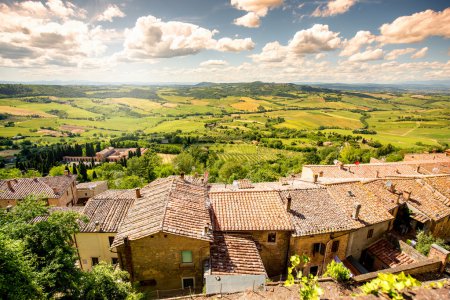 Vista del paisaje en Montepulciano
