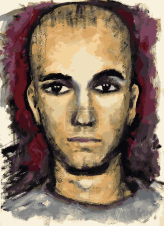 retrato de un chico serio
