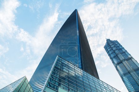Foto de Oficina de negocios de rascacielos moderna, edificio corporativo abstracto. Arquitectura moderna
. - Imagen libre de derechos