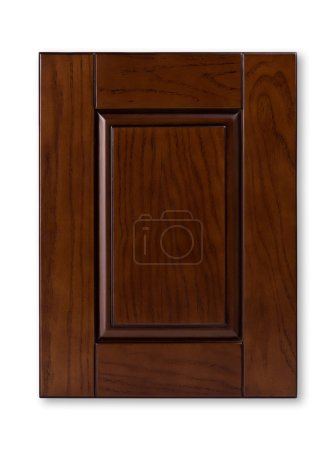 Fachada de cocina de madera
