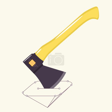 Ilustración de Funciones de desarrollo de ingeniería de imagen vectorial ax - Imagen libre de derechos