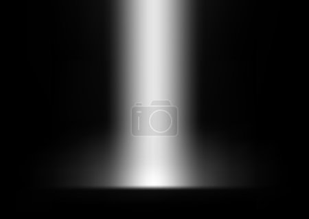 Photo for White Light from Top Background Vector Illustration - Royalty Free Image
