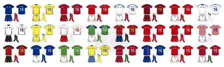 Kits Genéricos Equipos Nacionales de Europa
