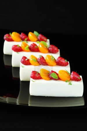 Mousse de chocolate blanco
