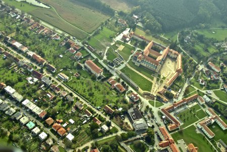 Téléchargez les photos : Eglise et centre de Velehrad, village de pèlerinage du pape Jan Pavel II - en image libre de droit