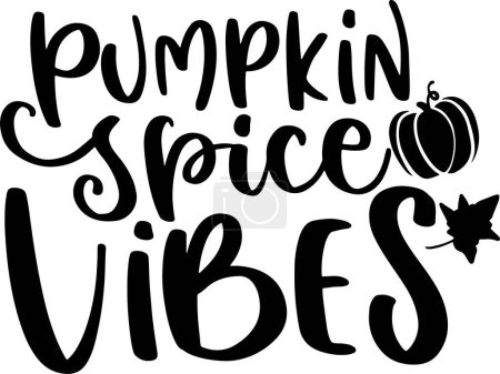 Tipografía de letras de calabaza Citas Ilustración para el diseño de póster y camiseta imprimibles. Citas motivacionales inspiradoras.