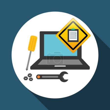 Ilustración de Concepto de servicio técnico con diseño de iconos, ilustración vectorial 10 eps gráfico
. - Imagen libre de derechos