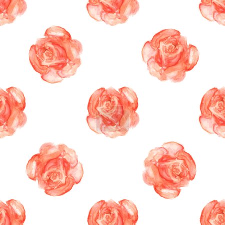 Rosas de acuarela en estilo vintage
