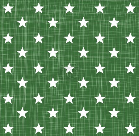 Ilustración de Patrón de estrella verde - Imagen libre de derechos