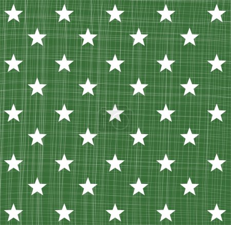 Green star pattern