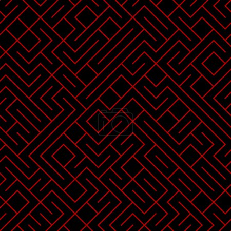 Seamless maze background