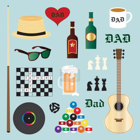 Hipster Dad Clip Art