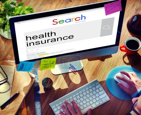 Seguro de salud, concepto de salud de seguridad
