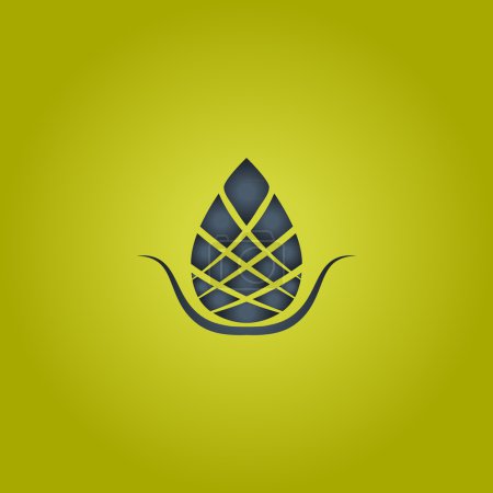 lotus flower logo vector