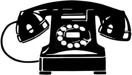 Illustration for Retro Telephone - Royalty Free Image