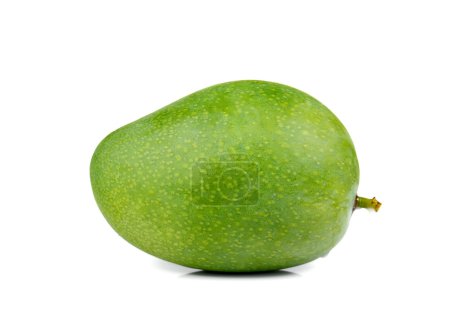 Photo for Green Mango sour isolated on white background. - Royalty Free Image