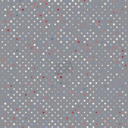 Polka Dot Old Scratch Pattern. Fondo vectorial estilo retro
Polka Dot Old Scratch Pattern. Fondo vectorial estilo retro