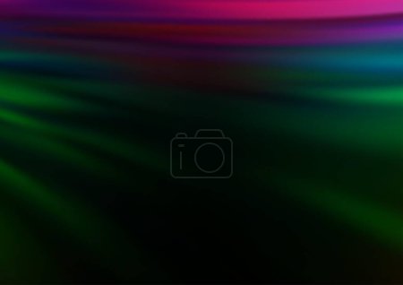 Ilustración de Fondo de vector abstracto con líneas dobladas. Ilustración con líneas irónicas. Patrón para folletos de negocios, folletos. - Imagen libre de derechos